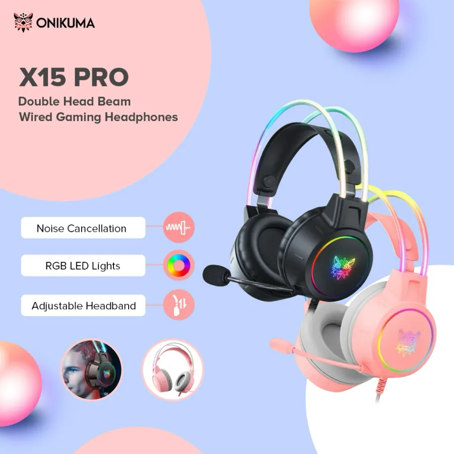 Onikuma X15 Pro Wired Gaming Headset photo 2