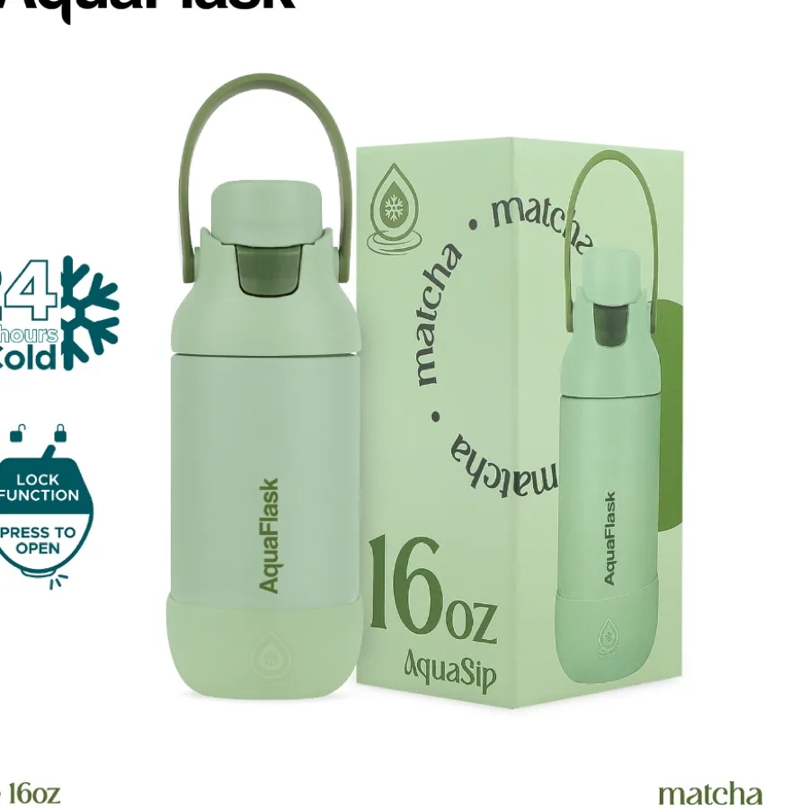 AquaFlask Matcha Collection Insulated Bottle photo 4